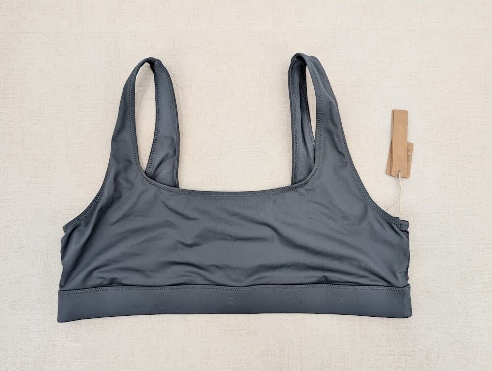 SKIMS Swim Bikini Tank Top 2X Gunmetal Bikini Sporty Beach